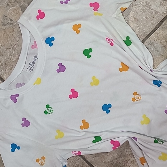 Disney womens print mickey top small - Picture 2 of 5